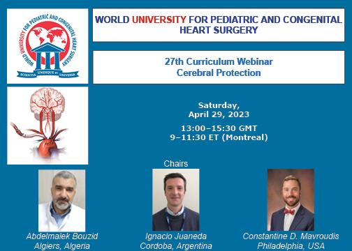 WUPCHS Webinar on Cerebral Protection